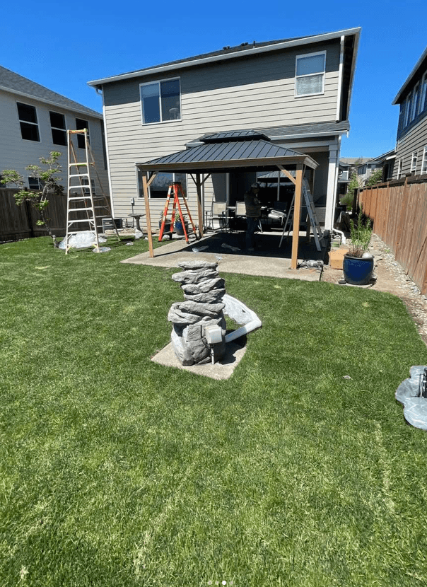 Full landscape renovation project in Tacoma WA