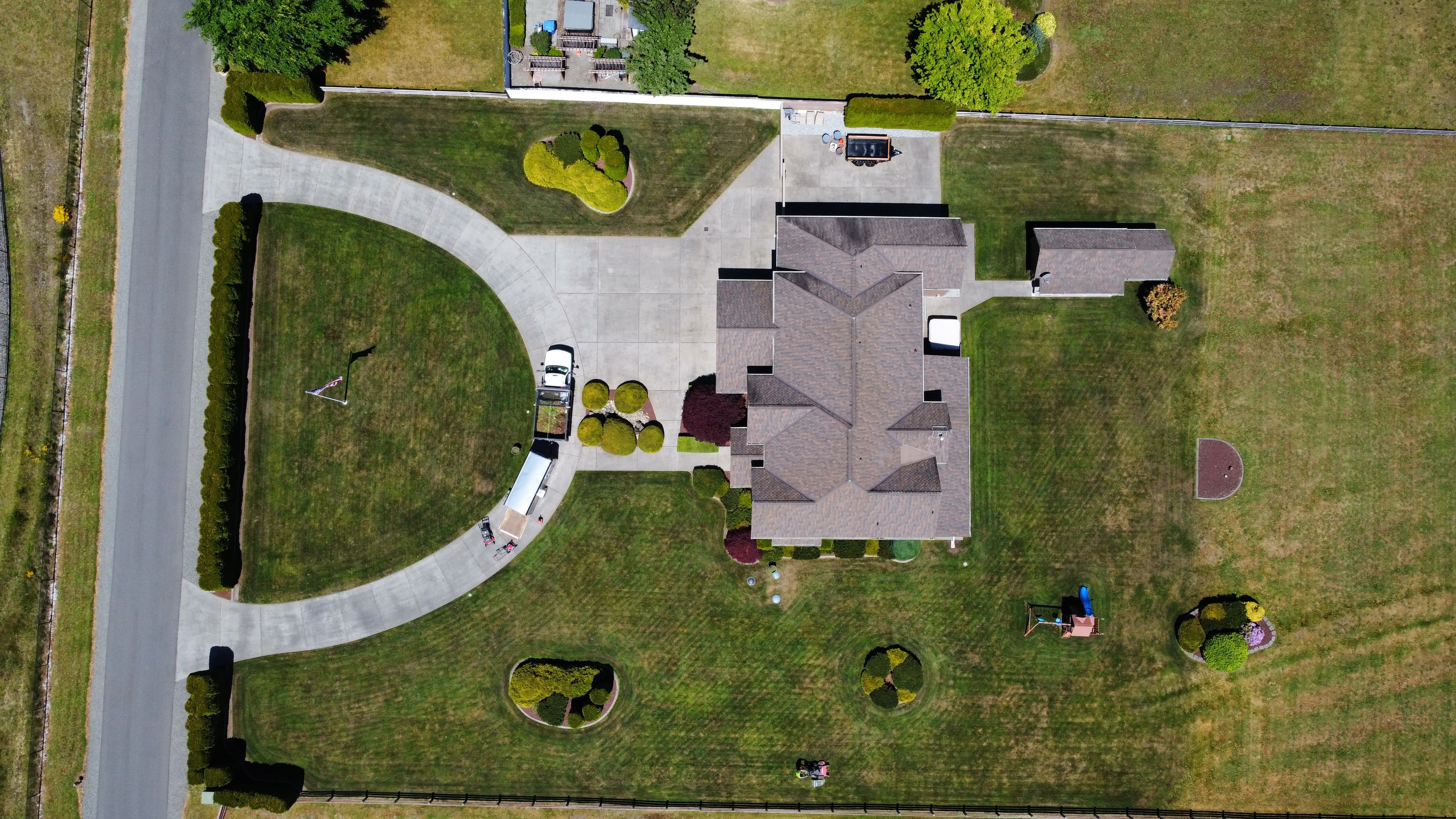 Drainage correction project in Pierce County WA