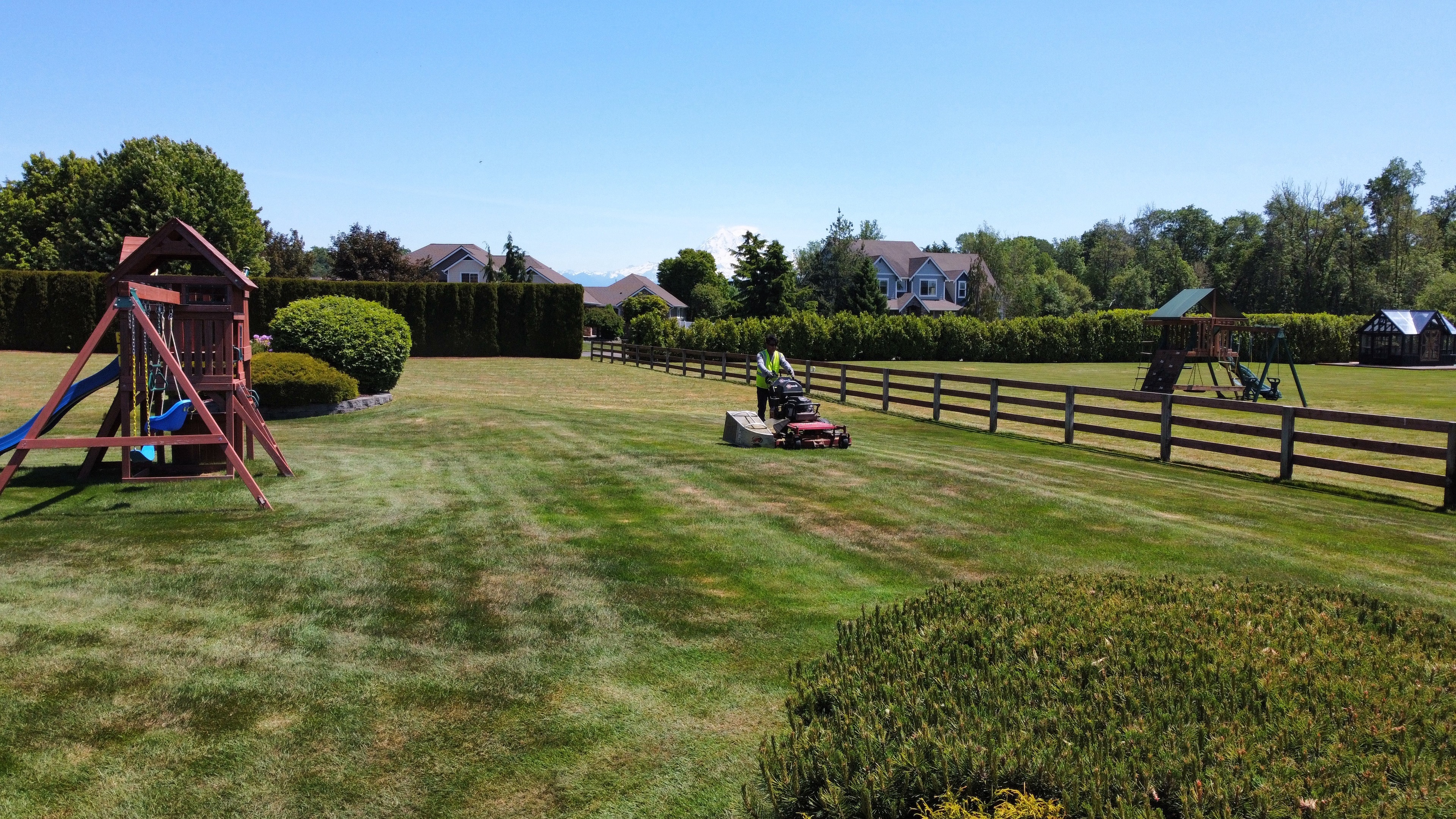 Property cleanup and site work project in Pierce County WA